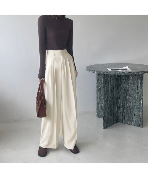 Banner Barrett（バナーバレット）の「カラータックスラックス（スラックス・レディース・ブルー/ライトグリーン/ナチュラル・SMALL/MEDIUM/LARGE/S/M/L）」の6枚目の写真