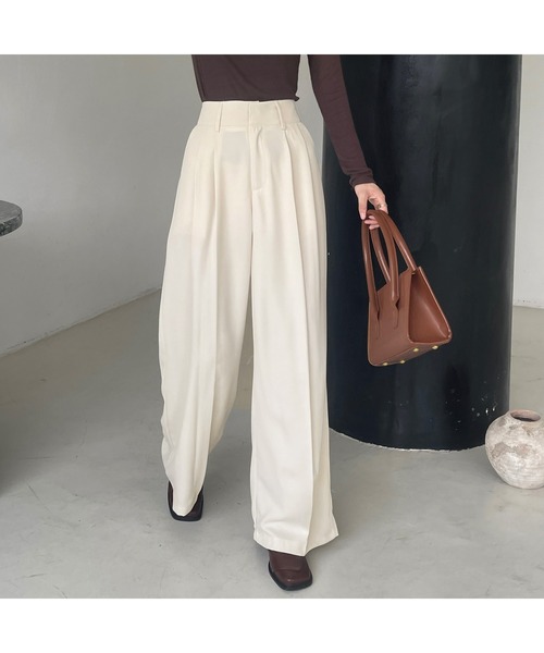 Banner Barrett（バナーバレット）の「カラータックスラックス（スラックス・レディース・ブルー/ライトグリーン/ナチュラル・SMALL/MEDIUM/LARGE/S/M/L）」の8枚目の写真