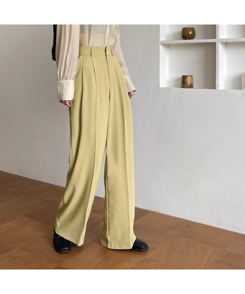 Banner Barrett（バナーバレット）の「カラータックスラックス（スラックス・レディース・ブルー/ライトグリーン/ナチュラル・SMALL/MEDIUM/LARGE/S/M/L）」の10枚目の写真