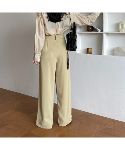 Banner Barrett（バナーバレット）の「カラータックスラックス（スラックス・レディース・ブルー/ライトグリーン/ナチュラル・SMALL/MEDIUM/LARGE/S/M/L）」の12枚目の写真