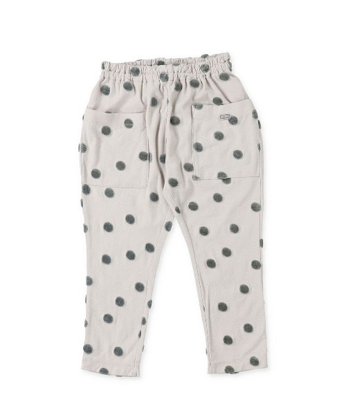 FITH（フィス）の「ドットカットベロアジャガード リラックス ロングパンツ（その他パンツ・キッズ・ホワイト/パープル/ブラウン・90/100/110/120/80）」の2枚目の写真