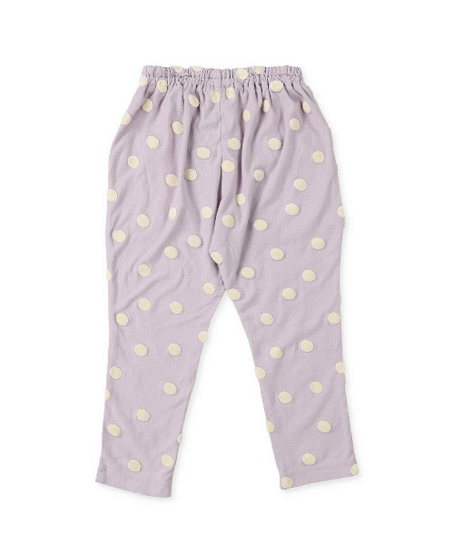 FITH（フィス）の「ドットカットベロアジャガード リラックス ロングパンツ（その他パンツ・キッズ・ホワイト/パープル/ブラウン・90/100/110/120/80）」の6枚目の写真