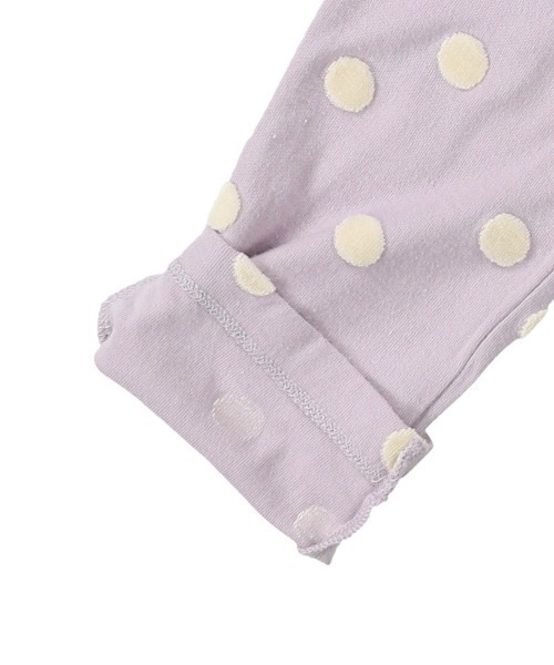 FITH（フィス）の「ドットカットベロアジャガード リラックス ロングパンツ（その他パンツ・キッズ・ホワイト/パープル/ブラウン・90/100/110/120/80）」の9枚目の写真