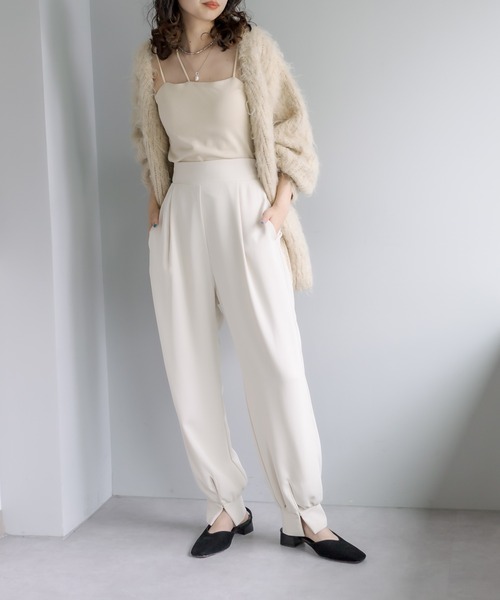 mystic（ミスティック）の「裾スリットイージーパンツ（その他パンツ・レディース・ブラック/アイボリー・1/2）」の18枚目の写真