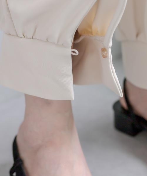 mystic（ミスティック）の「裾スリットイージーパンツ（その他パンツ・レディース・ブラック/アイボリー・1/2）」の14枚目の写真