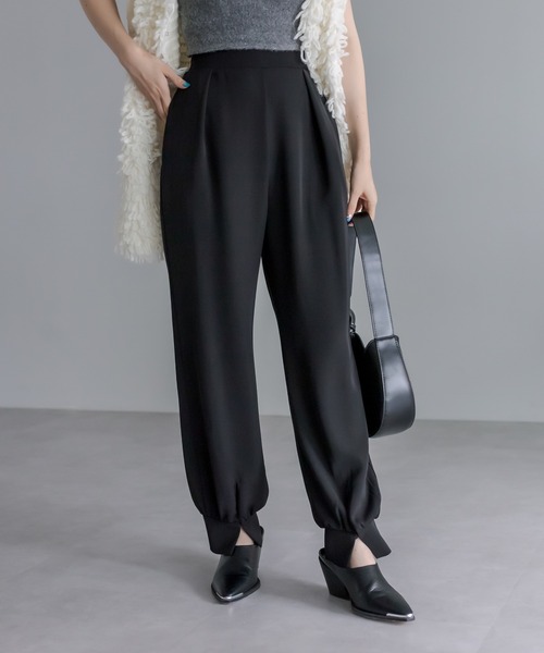 mystic（ミスティック）の「裾スリットイージーパンツ（その他パンツ・レディース・ブラック/アイボリー・1/2）」の19枚目の写真