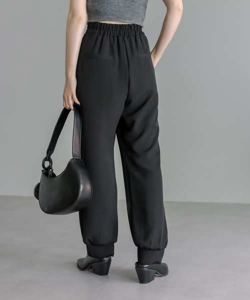 mystic（ミスティック）の「裾スリットイージーパンツ（その他パンツ・レディース・ブラック/アイボリー・1/2）」の7枚目の写真