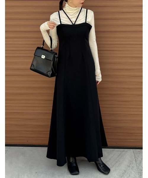 Re:EDIT（リエディ）の「[神山まりあさん着用]合皮ゴールドバックルフラップハンドバッグ（ハンドバッグ・レディース・ブラウン/ブラック・FREE）」の5枚目の写真