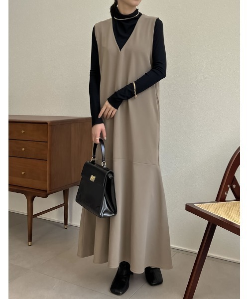 Re:EDIT（リエディ）の「[神山まりあさん着用]合皮ゴールドバックルフラップハンドバッグ（ハンドバッグ・レディース・ブラウン/ブラック・FREE）」の7枚目の写真