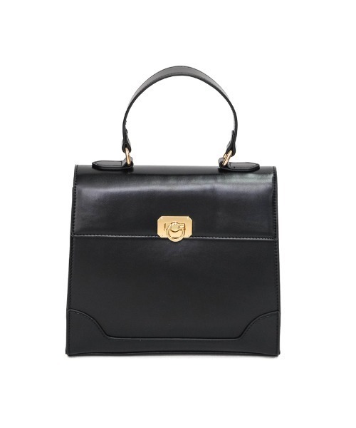 Re:EDIT（リエディ）の「[神山まりあさん着用]合皮ゴールドバックルフラップハンドバッグ（ハンドバッグ・レディース・ブラウン/ブラック・FREE）」の18枚目の写真