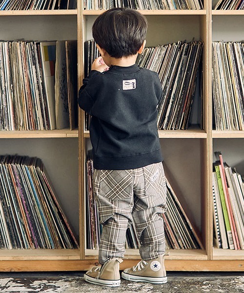 kladskap（クレードスコープ）の「チェックロング丈テーパードパンツ（その他パンツ・キッズ・ベージュ・120cm/100cm/110cm/130cm/90cm）」の9枚目の写真