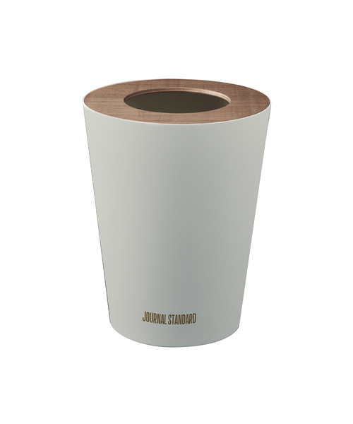 tower(タワー)の「山崎実業【TOWER / タワー×JSF】JSF ROUND TRASH CAN ゴミ箱 ^(ダストボックス・レディース・チャコールグレー/ブラウン・FREE)」の3枚目の写真
