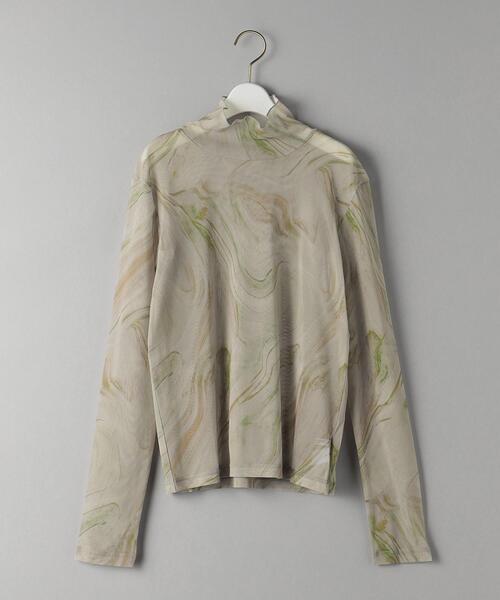 BEAUTY&YOUTH UNITED ARROWS（ビューティーアンドユースユナイテッドアローズ）の「チュールプリント タートルネック カットソー -ウォッシャブル-（Tシャツ/カットソー・レディース・ライトグレー/ナチュラル・FREE）」の16枚目の写真