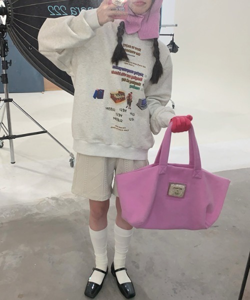 Vipoa（ヴィポア）の「RETRO DESIGN SWEAT（スウェット・レディース・オートミール・FREE）」の12枚目の写真