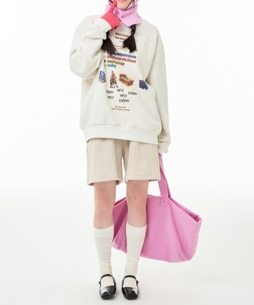 Vipoa（ヴィポア）の「RETRO DESIGN SWEAT（スウェット・レディース・オートミール・FREE）」の18枚目の写真