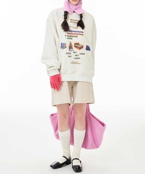 Vipoa（ヴィポア）の「RETRO DESIGN SWEAT（スウェット・レディース・オートミール・FREE）」の19枚目の写真