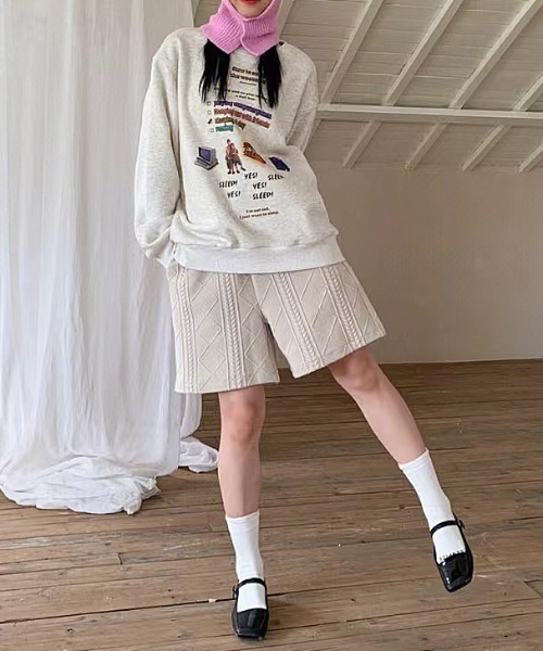 Vipoa（ヴィポア）の「RETRO DESIGN SWEAT（スウェット・レディース・オートミール・FREE）」の20枚目の写真