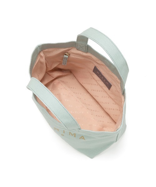 ANTEPRIMA/MISTO（アンテプリマミスト）の「ロゴ*T/スモール/コットンキャンバストートバッグ（トートバッグ・レディース・オレンジ/ブルー/グレイッシュブルー/レッド/カーキ/ブラック/ライトピンク/ミント/ラベンダー/ブルー系・ONE SIZE）」の11枚目の写真