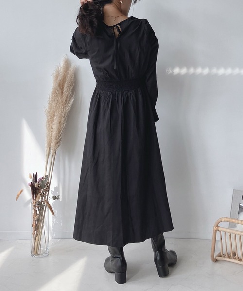 AS KNOW AS plus（アズノゥアズプラス）の「♪パワショルキラ釦ワンピース　【2023AWアイテム】（ワンピース・レディース・ブルーグレー/ベージュ系その他/ブラック/グリーン/ブラック系その他/ホワイト系その他/ブラック系/ブラウン系/ベージュ系その他2/ベージュ系その他3・FREE）」の20枚目の写真