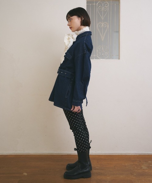 MIRO AMURETTE（ミロアミュレット）の「femme denim jacket（デニムジャケット・レディース・インディゴブルー・FREE）」の5枚目の写真