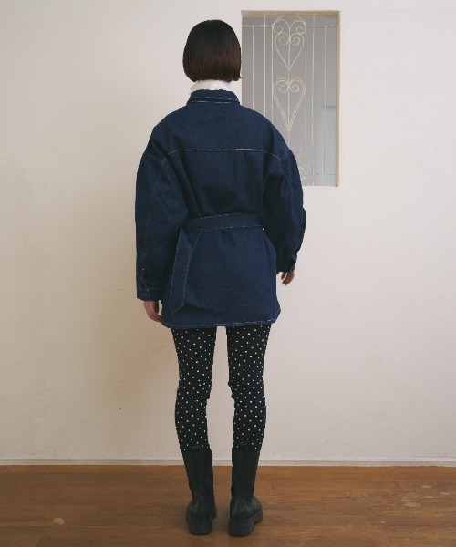 MIRO AMURETTE（ミロアミュレット）の「femme denim jacket（デニムジャケット・レディース・インディゴブルー・FREE）」の3枚目の写真