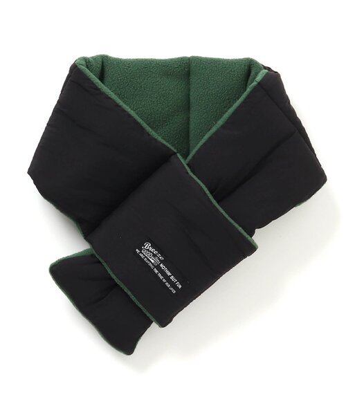 BREEZE（ブリーズ）の「キルトマフラー（マフラー・キッズ・ブラック/キャメル・MEDIUM/SMALL）」の2枚目の写真