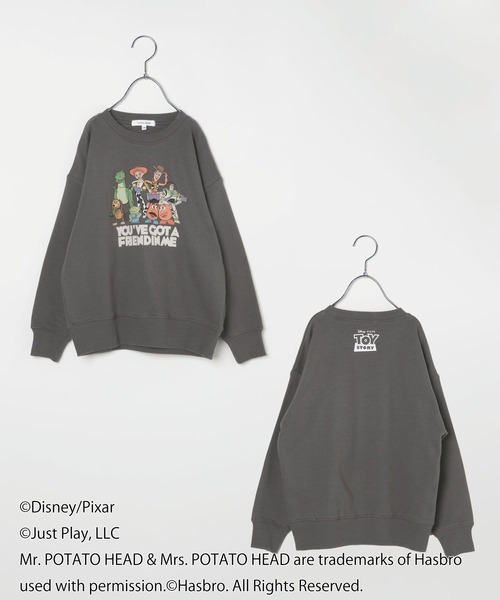 GLOBAL WORK（グローバルワーク）の「Disney&Pixar／クルースウェット/156858（Tシャツ/カットソー・キッズ・ライトピンク/オフホワイト/ホワイト系その他3/グレー系その他7/ダークグレー・120cm/140cm/130cm/150cm/160cm/100cm/110cm）」の4枚目の写真