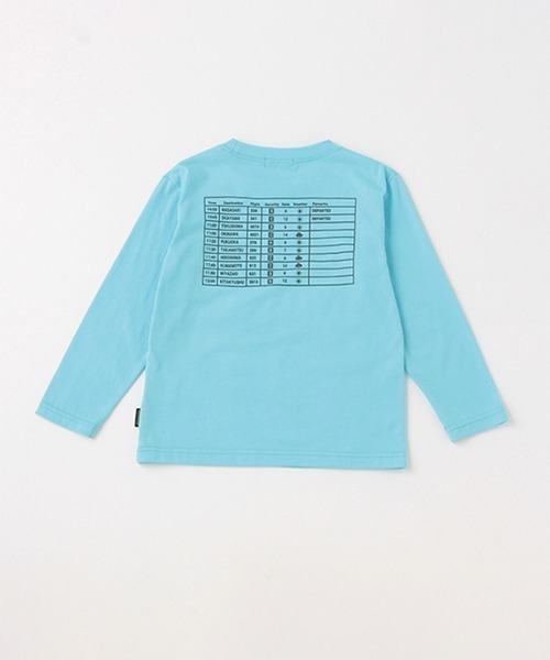 kladskap（クレードスコープ）の「【JAL】滑走路長袖Tシャツ（Tシャツ/カットソー・キッズ・ライトブルー/イエロー・120cm/110cm/100cm/90cm/130cm）」の4枚目の写真
