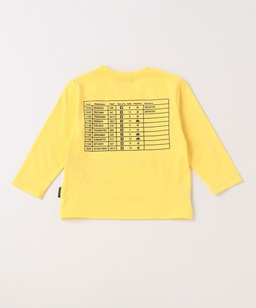 kladskap（クレードスコープ）の「【JAL】滑走路長袖Tシャツ（Tシャツ/カットソー・キッズ・ライトブルー/イエロー・120cm/110cm/100cm/90cm/130cm）」の5枚目の写真