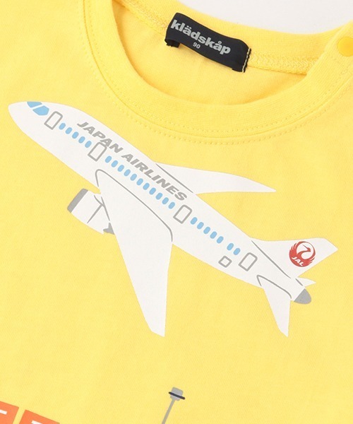 kladskap（クレードスコープ）の「【JAL】滑走路長袖Tシャツ（Tシャツ/カットソー・キッズ・ライトブルー/イエロー・120cm/110cm/100cm/90cm/130cm）」の7枚目の写真