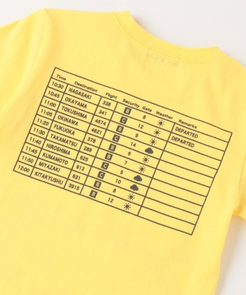 kladskap（クレードスコープ）の「【JAL】滑走路長袖Tシャツ（Tシャツ/カットソー・キッズ・ライトブルー/イエロー・120cm/110cm/100cm/90cm/130cm）」の11枚目の写真