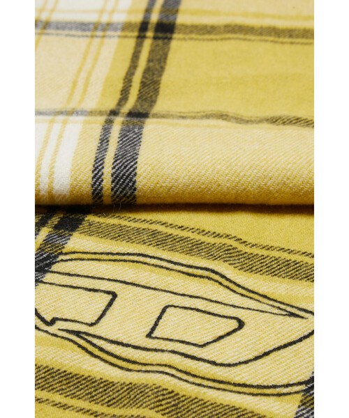 DIESEL(ディーゼル)の「メンズ ウール ストール チェック(ストール/ショール・メンズ・オレンジ/ブラウン/イエロー・UNI)」の11枚目の写真