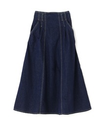 FREE'S MART | 【Sシリーズ対応】ハイウエストサーキュラーデニムロングスカート(デニムスカート)