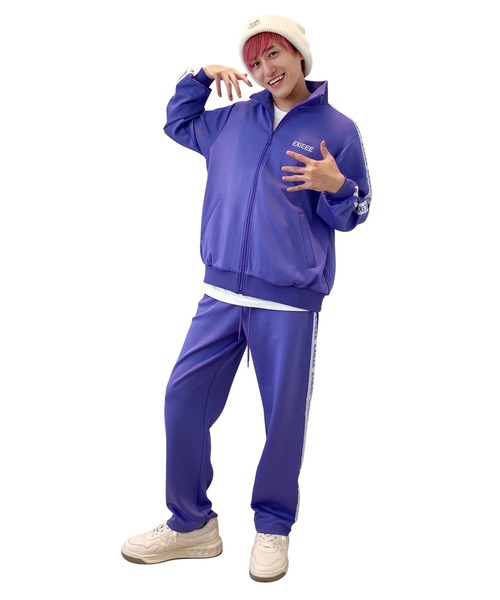 EXIEEE(イグジー)の「サイドラインジャージパンツ(その他パンツ・レディース・パープル・SMALL/MEDIUM/LARGE)」の2枚目の写真