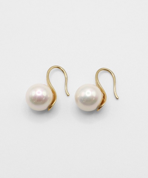 VATSURICA（バツリカ）の「〈VATSURICA〉silver 925 / 金属アレルギー対応 / 一粒 パール ライン ピアス（ピアス（両耳用）・レディース・シルバー/ゴールド・FREE）」の7枚目の写真