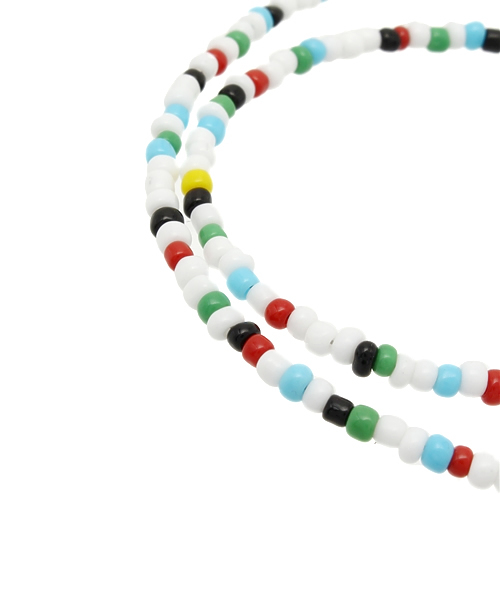 CIAOPANIC（チャオパニック）の「【Ciaopanic】　ビーズロングNL-D（ネックレス・メンズ・ホワイト・FREE）」の2枚目の写真