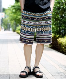 裏毛グラフィックプリントショートパンツ【ユニセックス】
