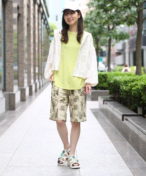 チチカカ（チチカカ）の「裏毛グラフィックプリントショートパンツ【ユニセックス】（その他パンツ・メンズ・その他1/その他2/その他3/その他4・LARGE/MEDIUM）」の5枚目の写真