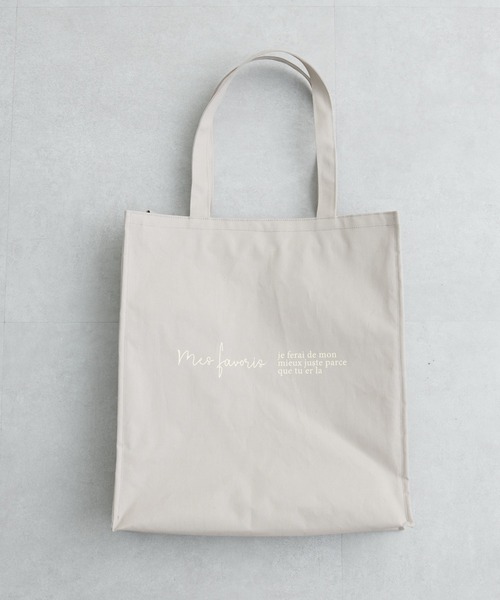 natural couture（ナチュラルクチュール）の「ナチュのカラフル推し活GOODS/カラフル遠征バッグ（トートバッグ・レディース・オフホワイト/ブラック/ピンク/ブルー/イエロー/ミント/ボルドー/ラベンダー/グレー・FREE）」の4枚目の写真