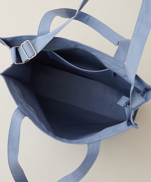 natural couture（ナチュラルクチュール）の「ナチュのカラフル推し活GOODS/カラフル遠征バッグ（トートバッグ・レディース・オフホワイト/ブラック/ピンク/ブルー/イエロー/ミント/ボルドー/ラベンダー/グレー・FREE）」の19枚目の写真