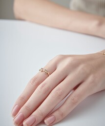 ete（エテ）の「○K10YG レインボー リング（リング）」 - WEAR