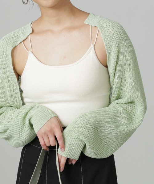 FREE'S MART（フリーズマート）の「◆カップ付きキャミソール（キャミソール・レディース・ブラック/ホワイト・FREE）」の2枚目の写真