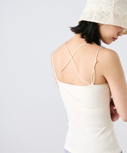 FREE'S MART（フリーズマート）の「◆カップ付きキャミソール（キャミソール・レディース・ブラック/ホワイト・FREE）」の22枚目の写真