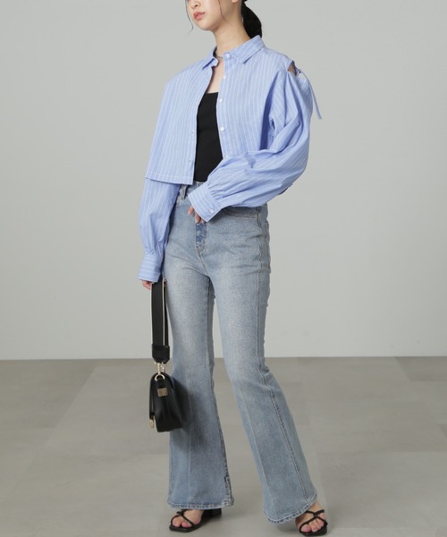 FREE'S MART（フリーズマート）の「◆カップ付きキャミソール（キャミソール・レディース・ブラック/ホワイト・FREE）」の6枚目の写真