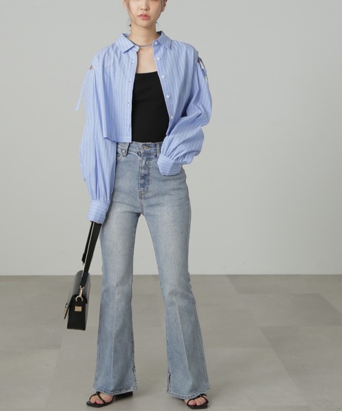 FREE'S MART（フリーズマート）の「◆カップ付きキャミソール（キャミソール・レディース・ブラック/ホワイト・FREE）」の5枚目の写真