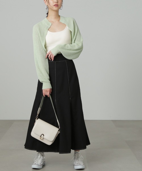 FREE'S MART（フリーズマート）の「◆カップ付きキャミソール（キャミソール・レディース・ブラック/ホワイト・FREE）」の11枚目の写真