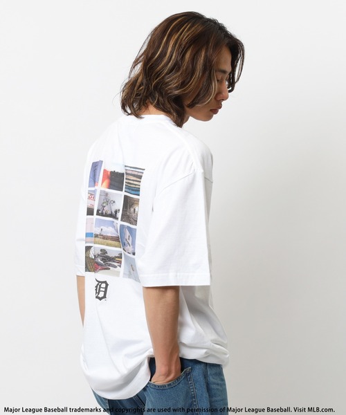 MLB】バックphotoTシャツ BACK TO THE FIELD│SPIRALGIRL