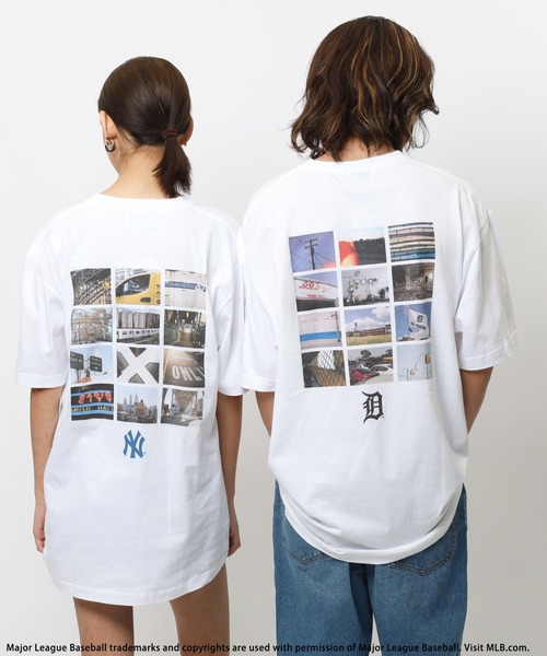 MLB】バックphotoTシャツ BACK TO THE FIELD│SPIRALGIRL