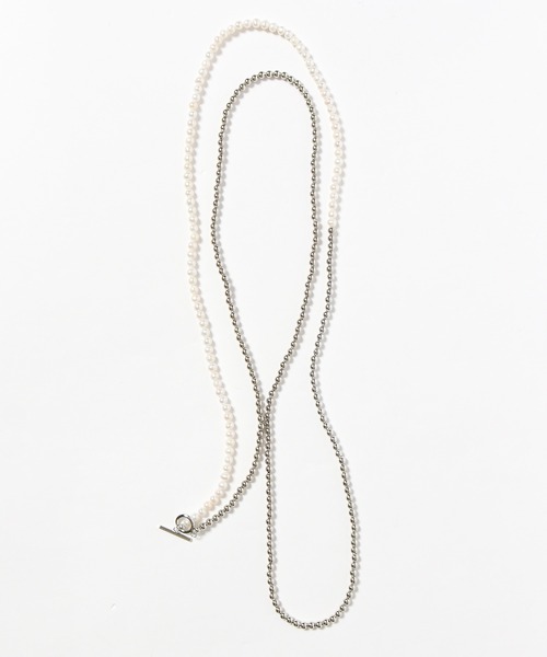 ネックレス ucalypt/ユーカリプト BALL & PEARL 120 NECKLACE 