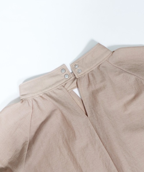 &g'aime（アンジェム）の「【&g’aime】シアーボリュームブラウス（シャツ/ブラウス・レディース・ブラック/ベージュ/ホワイト・FREE）」の13枚目の写真